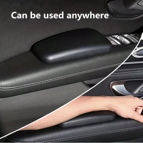 2 Pièces : Genouillères General Motors, protections d'accoudoirs de porte, tapis de plancher de console centrale pour voitures, camions, SUV, Protection intérieure avancée, Noir (1/5)