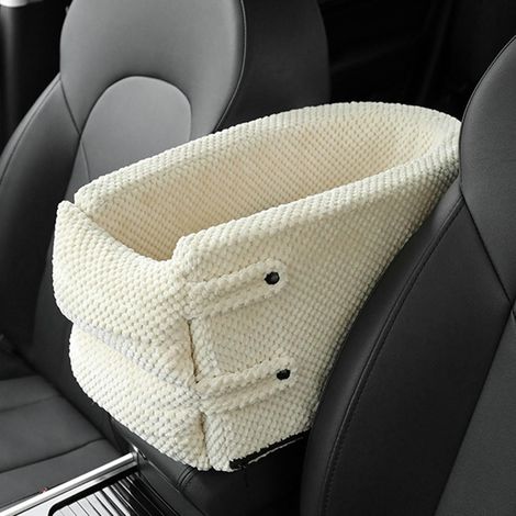 MINKUROW Nuovo bracciolo per auto Pet Carpool Seggiolino di sicurezza Seggiolino per cani di piccola taglia e gatto Bracciolo per auto perfetto per piccoli animali domestici