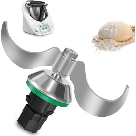 Ces lames de pétrissage sont conçues pour les Thermomix TM6 et TM5 et sont fabriquées en acier inoxydable. Elles ne laissent aucun résidu après le pétrissage et sont faciles à nettoyer.