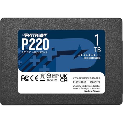 SSD Patriot P220 1 TB SATA 2,5" (1/5)