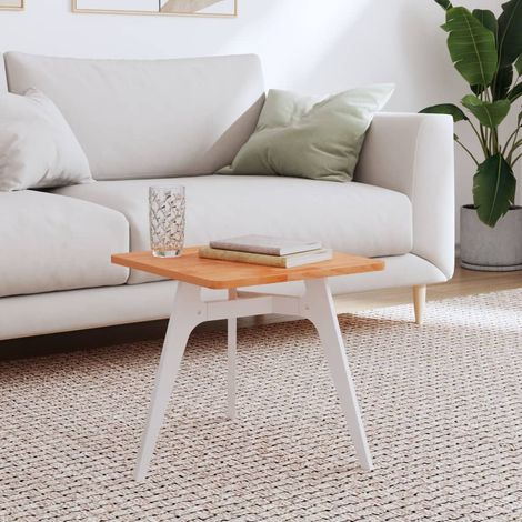 Dessus de table 40x40x1,5 cm carré bois massif de hêtre