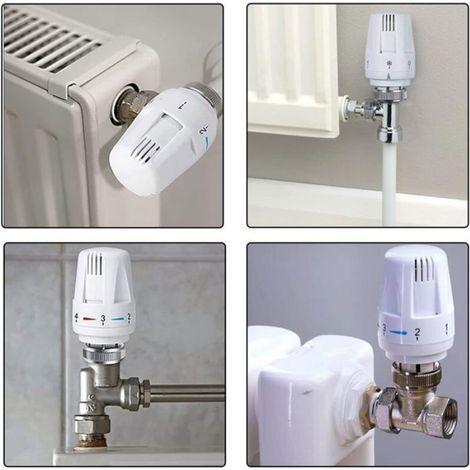 Tete Thermostatique - M30x1 5 - Pour Radiateur - Lot de 4 (1/5)