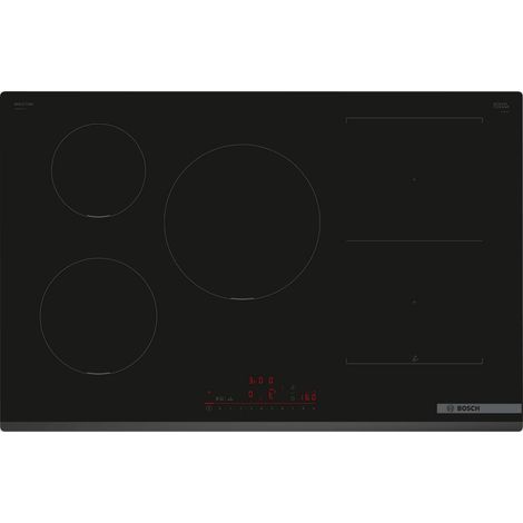 Table induction grande largeur BOSCH - 5 foyers - L80 x P52 cm - PVW831HC1E (1/5)