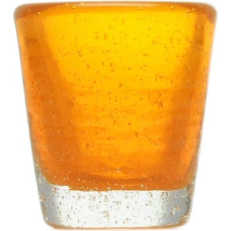 Verre à shot mandarine en verre soufflé 5,5 cm x 6 cm 0,05 l