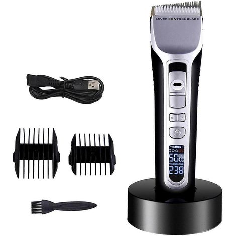 Tondeuse à cheveux électrique domestique pour hommes - Modèle électrique - Raisonnement capillaire - Salon de coiffure - Tondeuse à cheveux spéciale - Tondeuse à cheveux électrique à tête inclinée