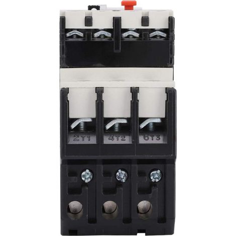 Thermal Overload Relay, BR2-25 2.5-4A Electric Motor Thermal Overload Relay Adjustable, Thermal Protection Motor Adjustable Electric, Circuit Breaker (2.5-4A) (1/5)