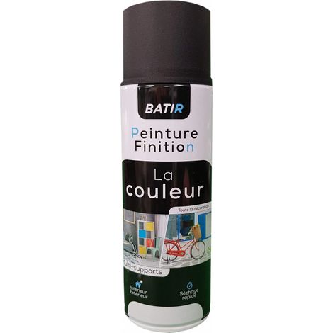 400ml Seidenglanzlackspray, schwarz, RAL 9005