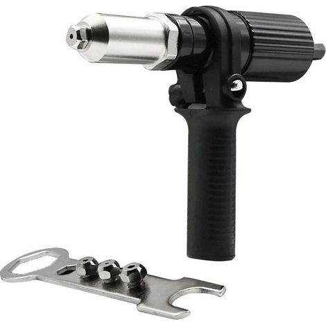 Adaptateur rivet aveugle vers pince à riveter - Tête de rivet pour visseuses et perceuses sans fil (1/5)