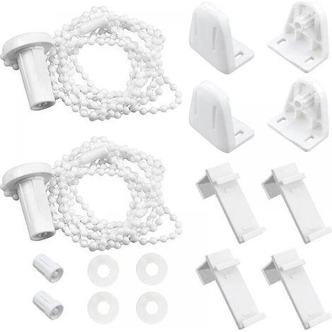 Lot de 2 Mecanisme Store Enrouleur, Accessoires pour Store Enrouleur, Fixation pour Store Enrouleur, Kit de Réparation de Store Enrouleur, Fixation de Rechange pour Store Enrouleur 17mm