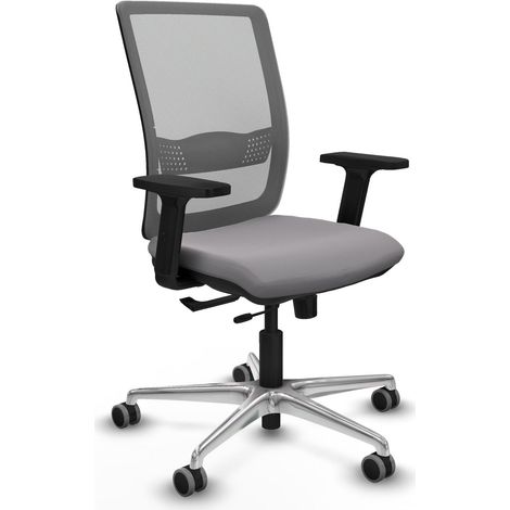 Fauteuil de bureau piqueras y crespo Haches gris cuir synthétique maille (1/2)