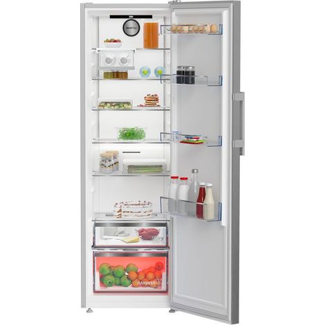 Beko B7RMLNE445ZXP réfrigérateur Pose libre 365 L D Acier inoxydable