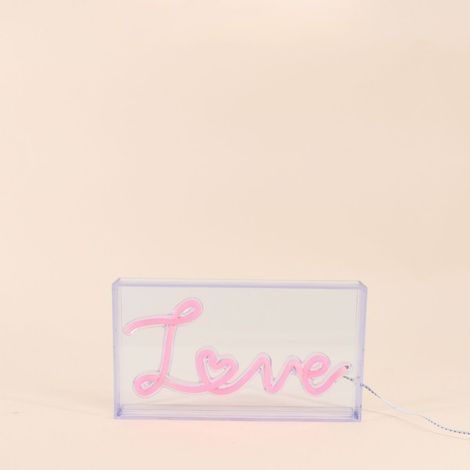Cadre néon Love 23x13cm (1/5)