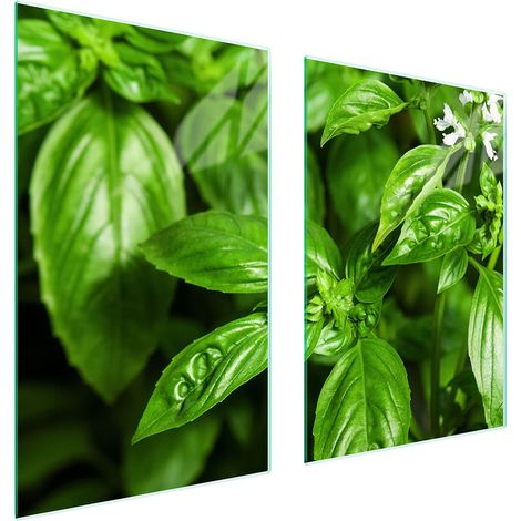 PIASTRA PROTETTIVA IN VETRO PER CUCINA 65x52 BASIL (1/5)