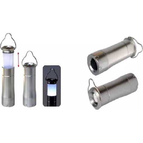 Torcia a Led Pila Portatile estensibile Luce Frontale e Lampada Alta luminosità