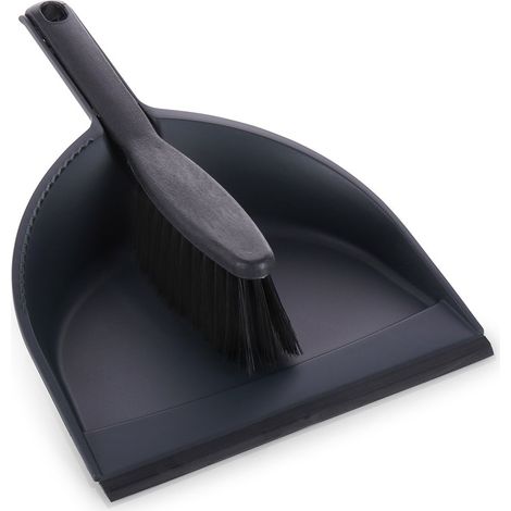 Brosse noire avec pelle à poussière (1/5)