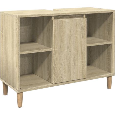 Maison Exclusive - Badschrank Sonoma-Eiche 80x33x60 cm Holzwerkst