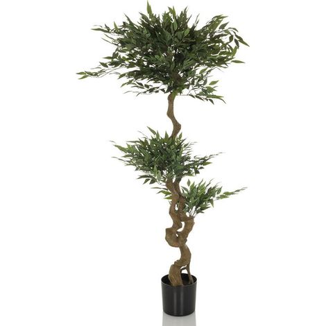 [NEUWERTIG] B-Ware hjh OFFICE Kunstpflanze Kunstbaum ACACIA 155 cm grün Deko Dekopflanze Baum (1/2)