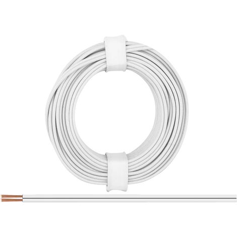 Donau Elektronik 218-55 Litze 2 x 0.14 mm² Weiß 5 m