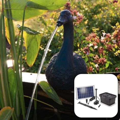 Fontaine solaire Cygne 600 l/h maxi (1/5)