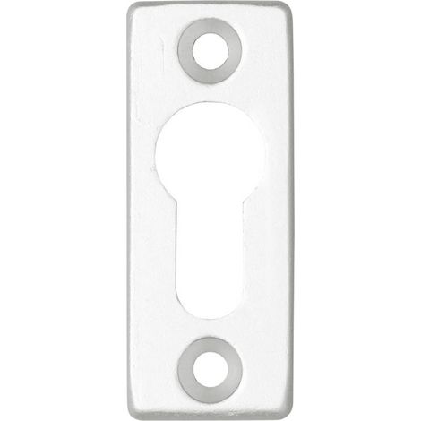 ENTRÉE 4012 RECTANGULAIRE CREUSE ALUMINIUM BLANCHE METALUX N040120003 (1/2)