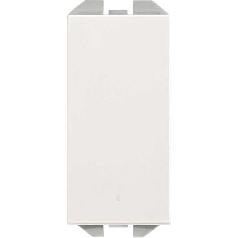 SIMON 270  Pulsador N 10A estrecho blanco 20001150-090