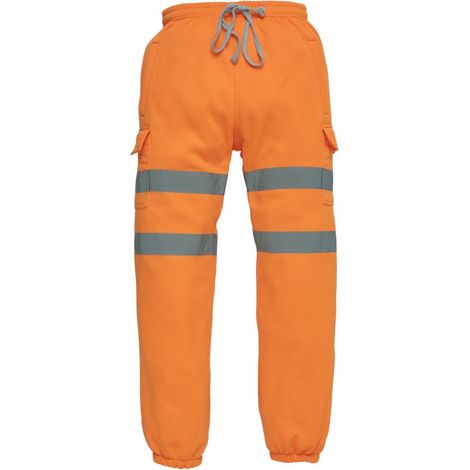 Pantalon de jogging haute visibilité Yoko CARGO Orange Fluo L