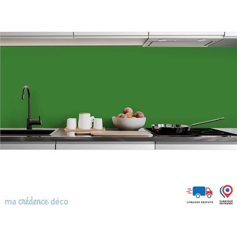 Crédence : Vert émeraude RAL 6001 - Alu composite - 60 - 120 (1/3)