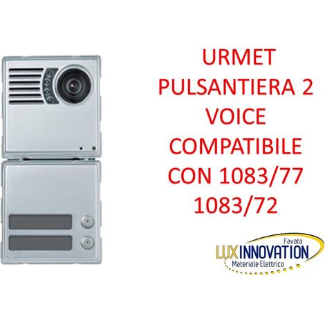 Pulsantiera videocitofono urmet 1083/77 urmet 1083/72 2 voice 1748/83 1083/74