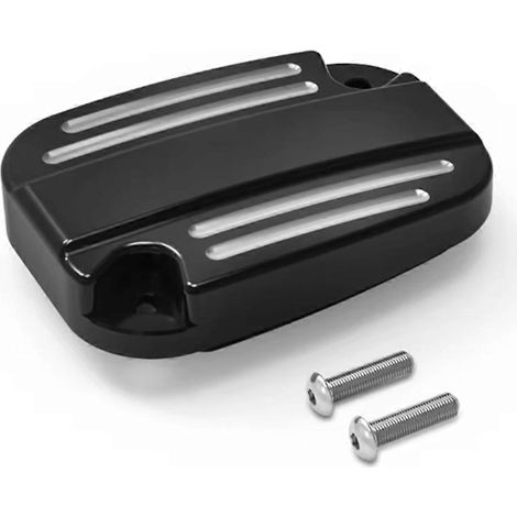 Pour les modèles Harley-Davidson Street Glide/Road Glide/Special 2018-2020 : Couvercle du maître-cylindre d’embrayage et de frein avant pour Road King Electra Glide. (1/5)