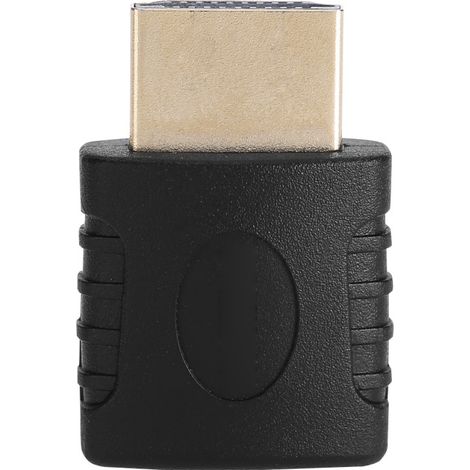 Adaptateur HDMI Mâle Vers Femelle Coudé 90 Degrés - Support 4k 30hz Et Ethernet - Pour Hdtv Projecteur Moniteur - Lot De 1 (1/5)