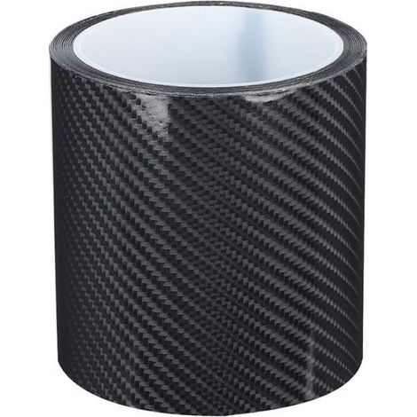 1 Rouleau Film protection fibre de carbone, anti-rayures, bord portière, voiture, camion, SUV (1/3)