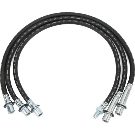 Kit de conduites de frein étendues, 3 pièces, remplacement en caoutchouc avant arrière pour Hilux LN106R LN46 RN46 YN65R