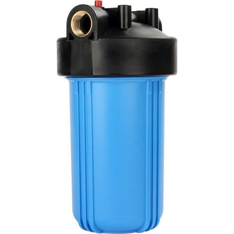 10 pouce Grand Bleu Filtre à eau logement cartouches de filtre Boîtier bleu (1) (1/5)