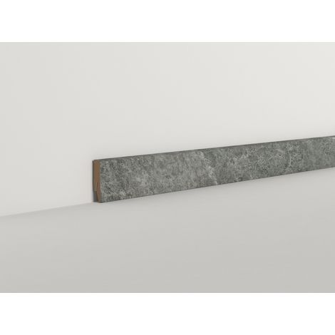 Classen Clip-Fußleiste 240 cm 58 x 19 mm Grauschiefer Clip-Fußleiste