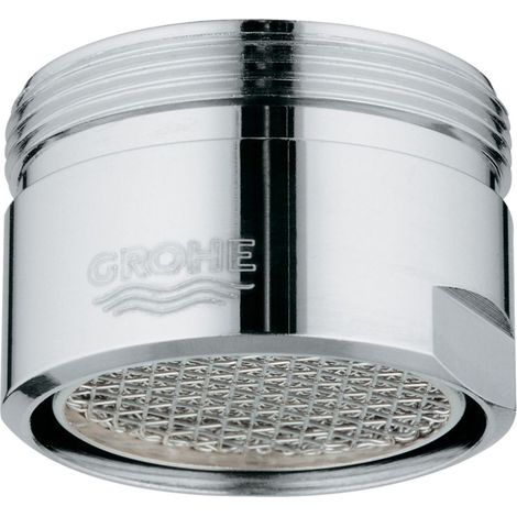 Grohe Sistra Strahlregler, AG M28x1, Durchflussklasse M, 60-70l/min bei 3 bar, Edelmessing, 13907Z00 (1/3)