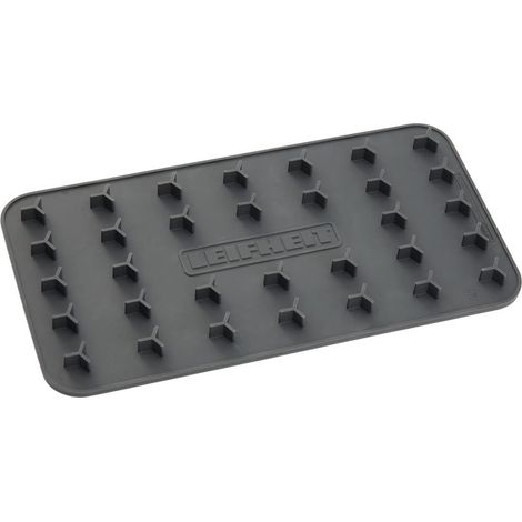 Leifheit Alfombrilla Reposa Plancha De Silicona Antideslizante 25,5 X 14 Cm Resistente Al Calor Hasta 250°C Gris