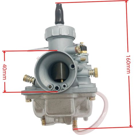 Carburateur TS100 TS125 TC125 DS100 DS125 404-020, système d'alimentation en carburant haute précision pour véhicules tout-terrain, ensemble de corps de papillon, puissance de sortie régulière.