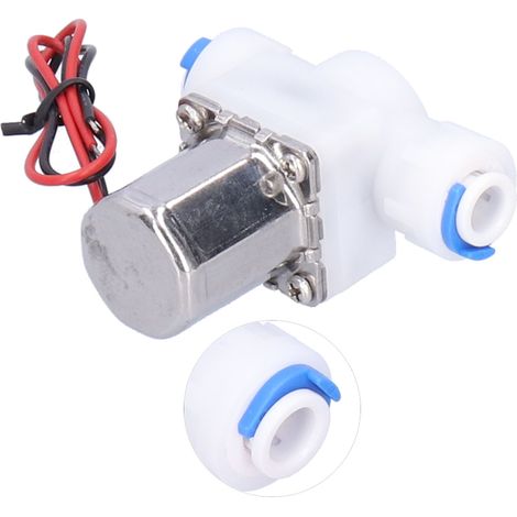 Électrovanne 1/4 po pour eau potable, raccord rapide, bistable, à impulsion, pour équipements hydrauliques, 4,5 V CC (1/5)