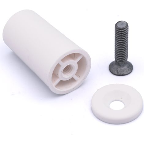 Fermo conico bianco per tapparella avvolgibile L40 mm - ZF H142
