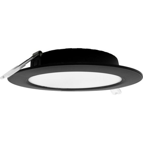 Spot encastré LED circulaire P/T 12W 4000K noir DL-1 (1/4)