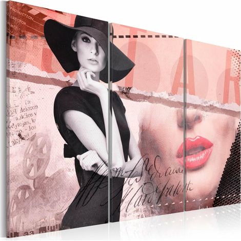Tableau madame chic - 120 x 80 cm (1/4)