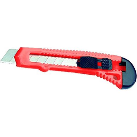 COLTELLI LAMA A SPEZZARE PLASTICA ROSSA ECO