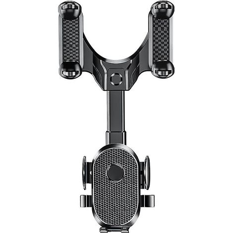 Support de téléphone pour rétroviseur de voiture, support de téléphone portable pour voiture, NOIR (1/4)