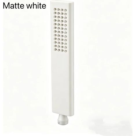 Pommeau de douche à main en laiton doré rose brossé (blanc A) avec flexible en acier inoxydable de 1,5 m, accessoire de support de douche à économie d'eau (1/5)