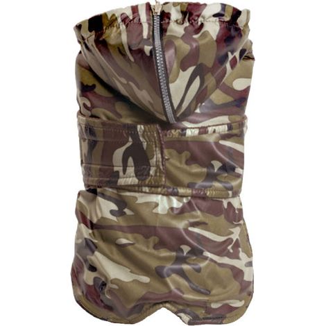 45 cm: Dachsund Modèle militaire Veste doublée polaire pour chiens teckels (1/5)