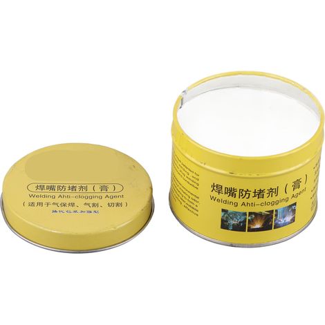 Une boîte de gel anti-éclaboussures écologique pour buses de soudage, gel pour buses Mig, pâte anti-colmatage pour embouts de soudage, type A. (1/5)