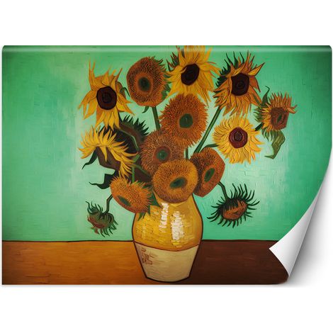Fototapete Sonnenblumen - V. van Gogh 400x280 cm