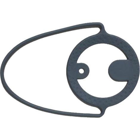 Porte-filtre 51 mm à 2 oreilles, sans fond, de remplacement pour machine à café EC0310, style E, tout en bois, rouge acide. (1/5)