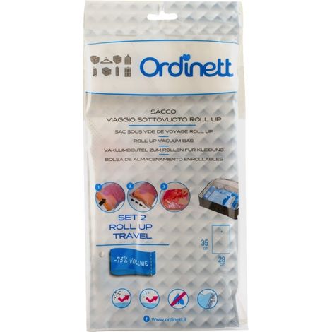 Bolsa vacio roll up 28 x 35 cm 2 uds ordinett