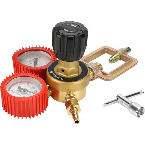 Manomètre pour détendeur de gaz acétylène 0,01-0,15 MPa (1/5)